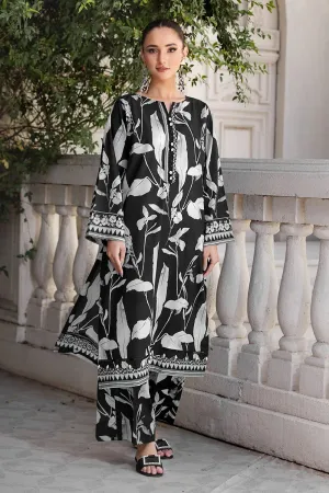 2PC Unstitched Printed Lawn Shirt and Trouser KST-2648