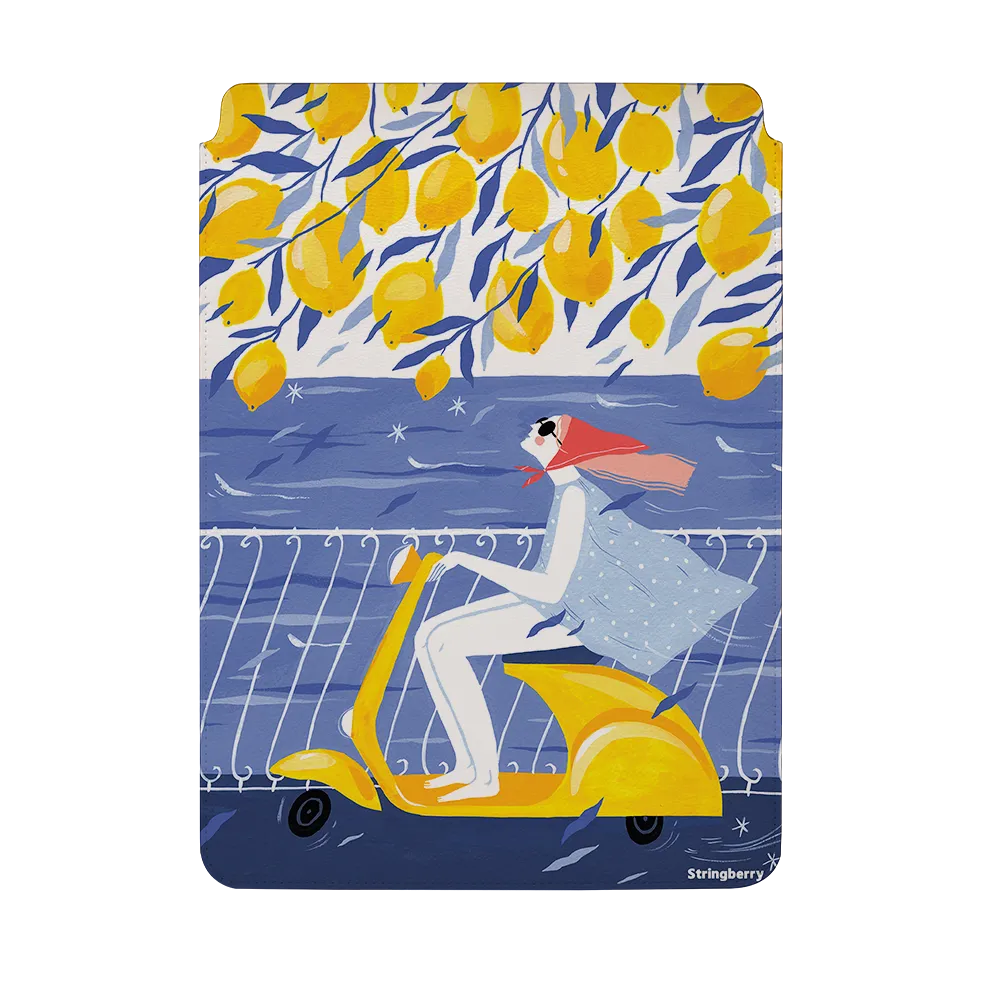 Amalfi Ride By Madalina Andronic Laptop, Kindle & iPad Sleeve