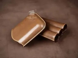 Aquila Shell Cordovan Cigar Case