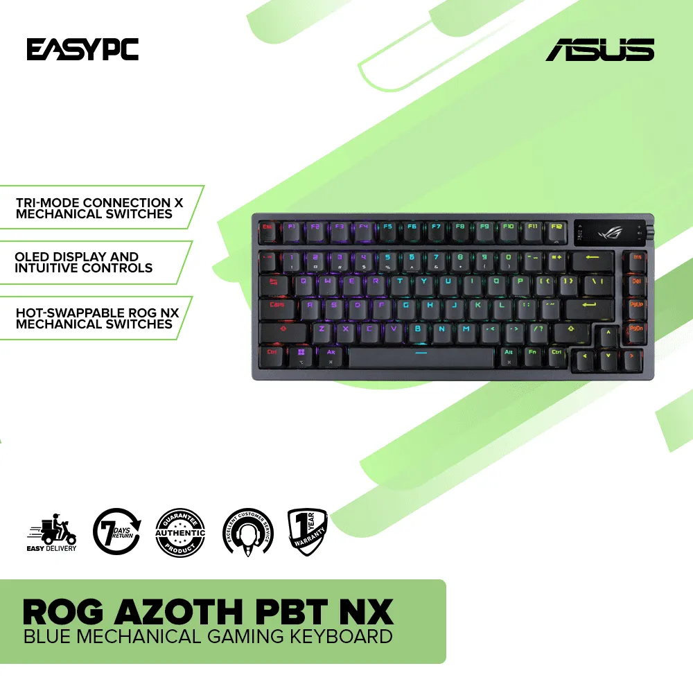 Asus ROG Azoth PBT NX Blue Mechanical Gaming Keyboard