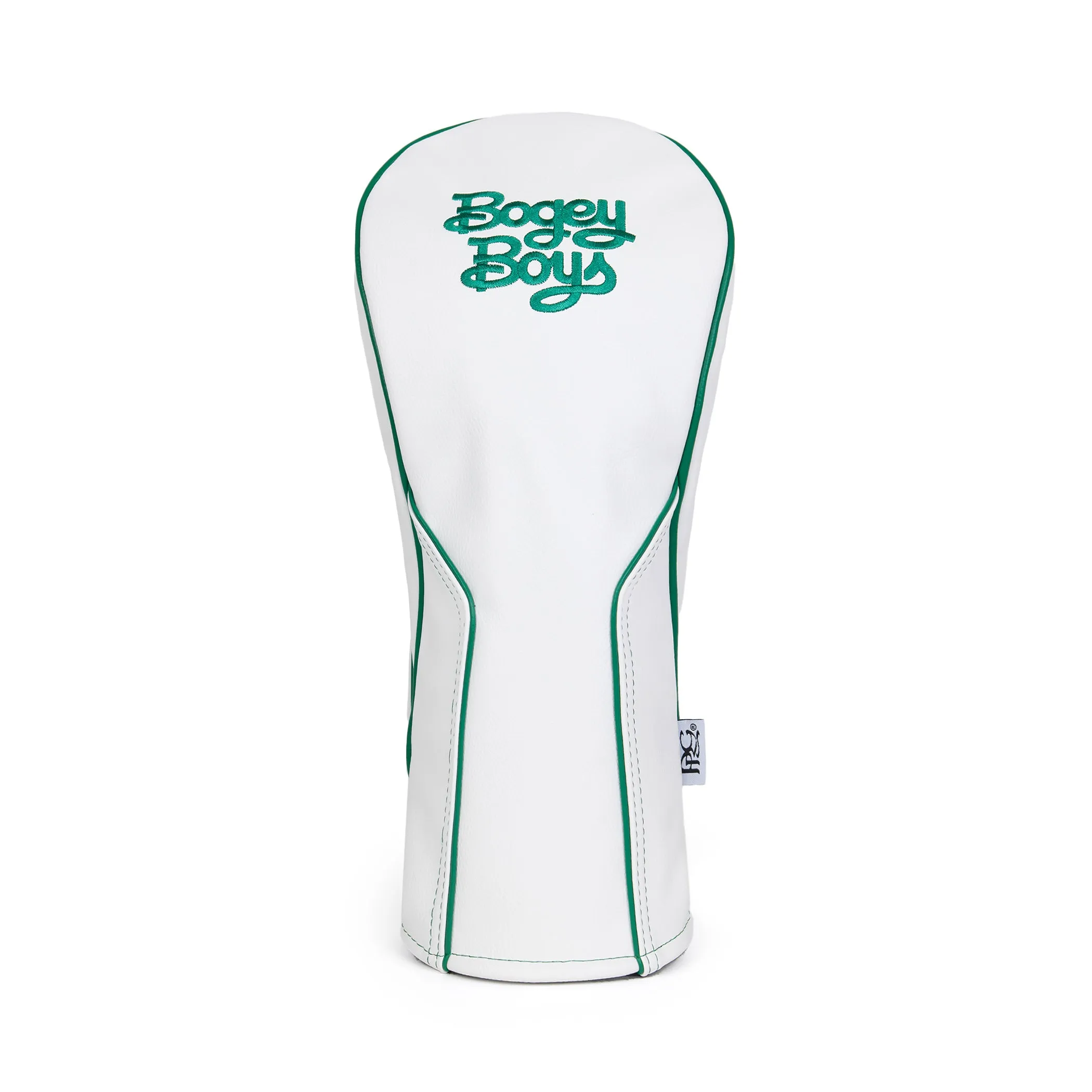 BB Stacked Logo Head Covers - White