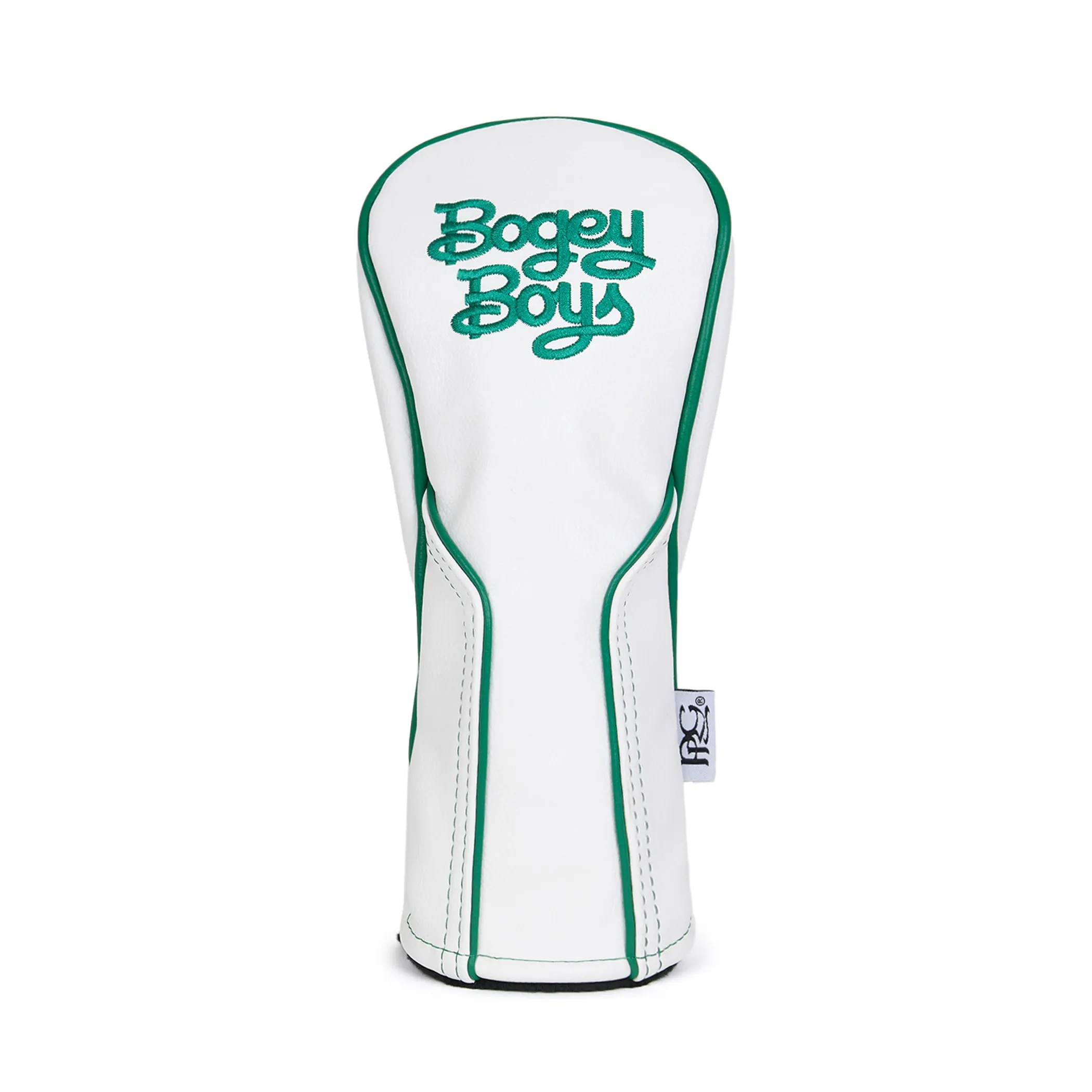 BB Stacked Logo Head Covers - White