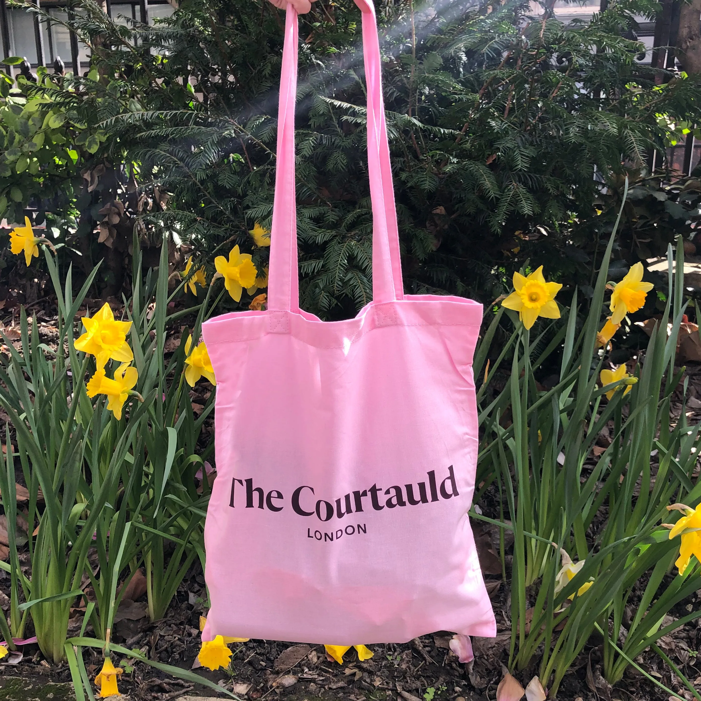 Courtauld Tote Bag Pink Burgundy