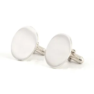 Daisy Classic Sterling Oval Cufflink