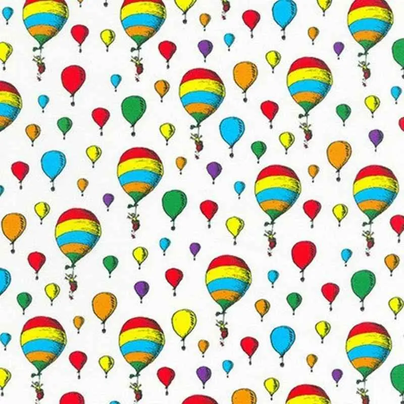 Dr Seuss Balloon Fabric, Oh the Places You'll Go