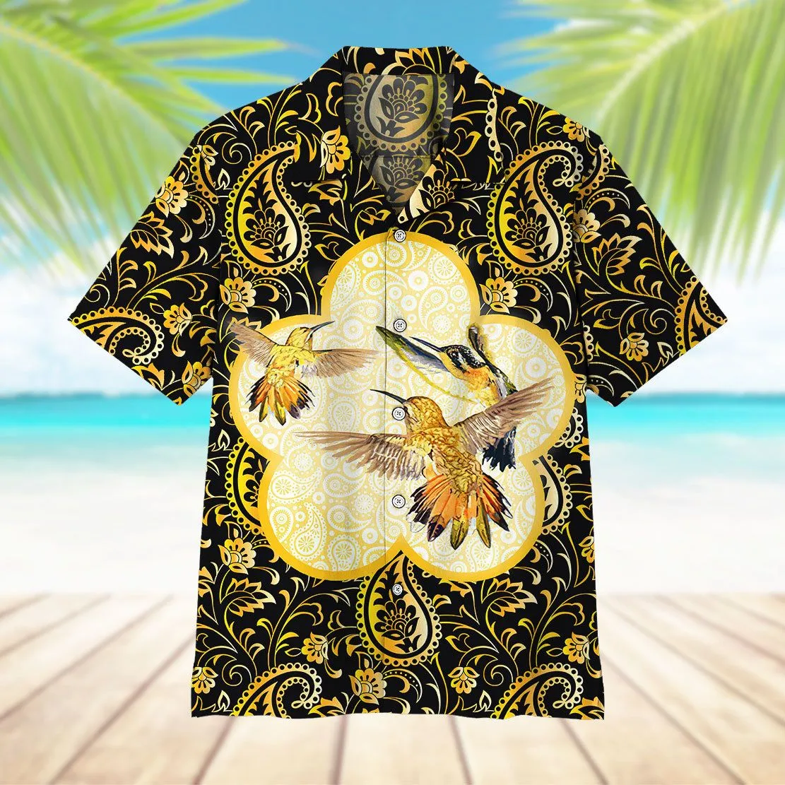 Gearhuman 3D Flying Hummingbirds Hawaii Shirt