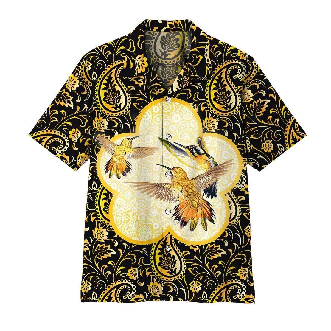 Gearhuman 3D Flying Hummingbirds Hawaii Shirt