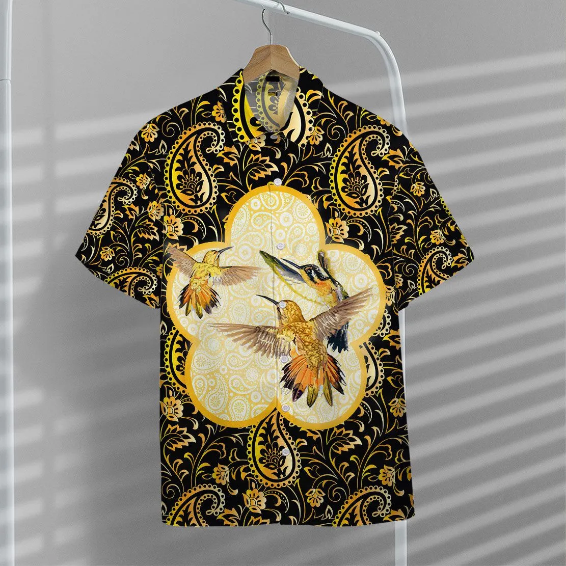 Gearhuman 3D Flying Hummingbirds Hawaii Shirt