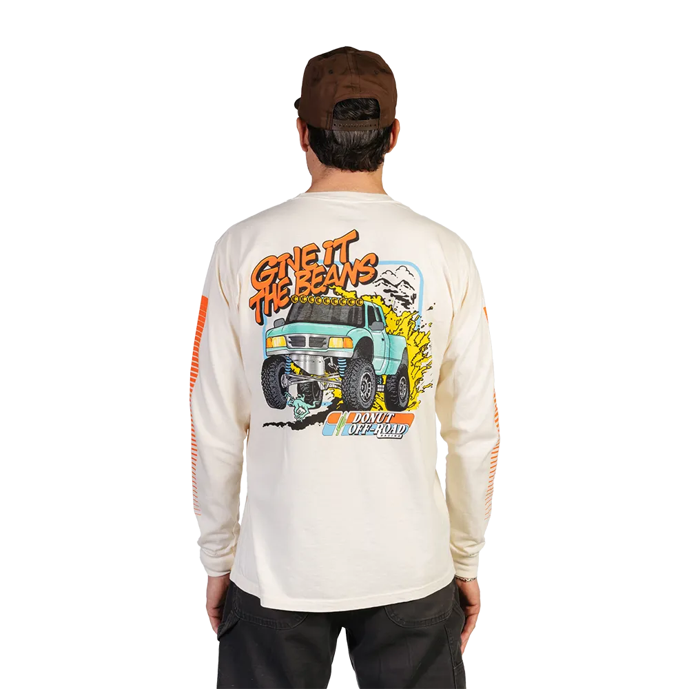 Give It The Beans Baja Long Sleeve - Natural