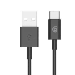 Griffin 1M Charge Sync Cable with USB A to USB C Connector Black - GP-006-BLK