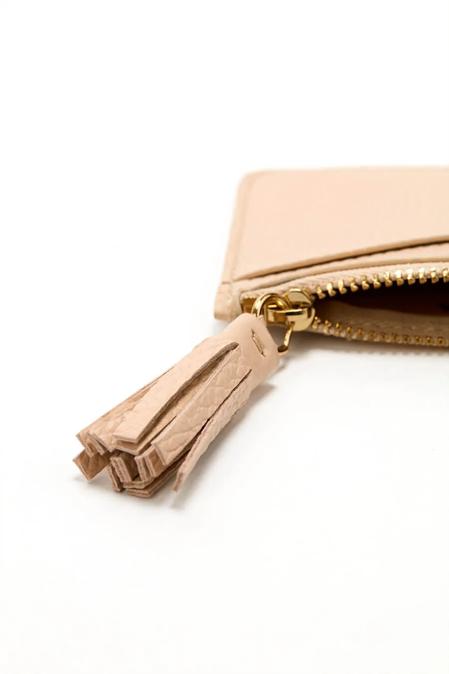 Leather Zipper Cardholder