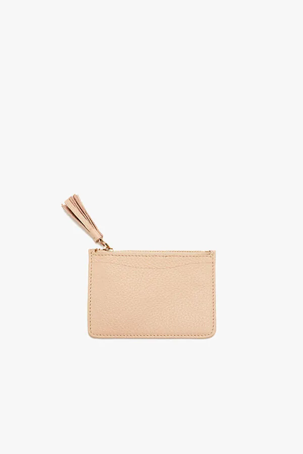 Leather Zipper Cardholder