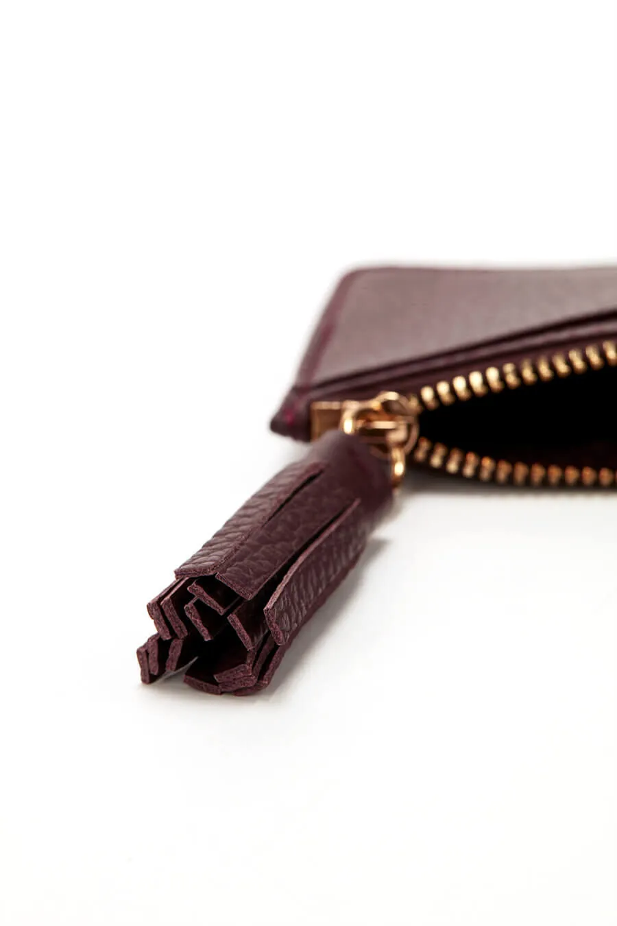 Leather Zipper Cardholder