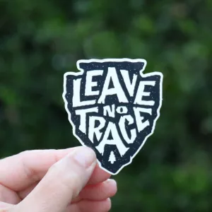 Leave No Trace, Vinyl Sticker, Laptop, Waterbottle, Car Window Sticker