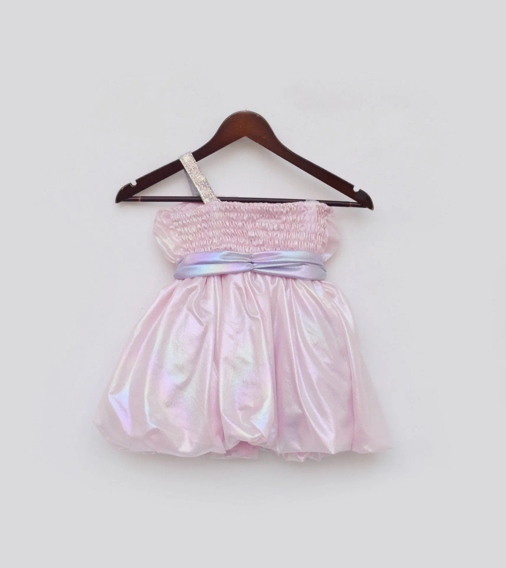 Pre Order: Pink Metallic Frock