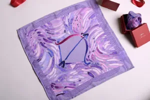 Sagittarius Gift Box / Zodiac Themed Pure Silk POCKET SQUARE