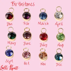 Single Birthstone Rhinestone