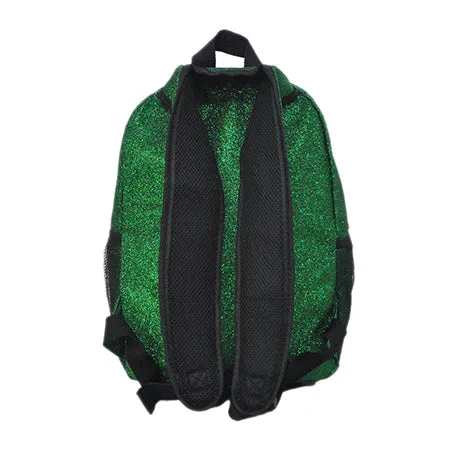 Small Size Green Glitter NGIL Backpacks For Dance and Cheer Competition