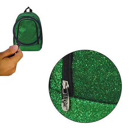 Small Size Green Glitter NGIL Backpacks For Dance and Cheer Competition