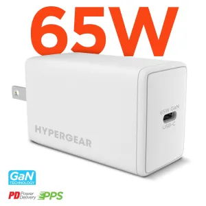 SpeedBoost 65W USB-C PD GaN Laptop Wall Charger with PPS